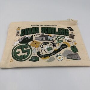NWOT Cat Studio EVAN SCHOLARS  Zip,Pouch Bag~Small WESTERN GOLF ASSOCIATION Golf